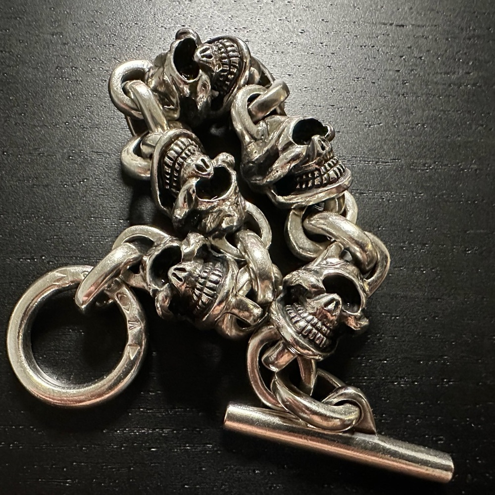 STOPLIGHT 5 skull bracelet silver925